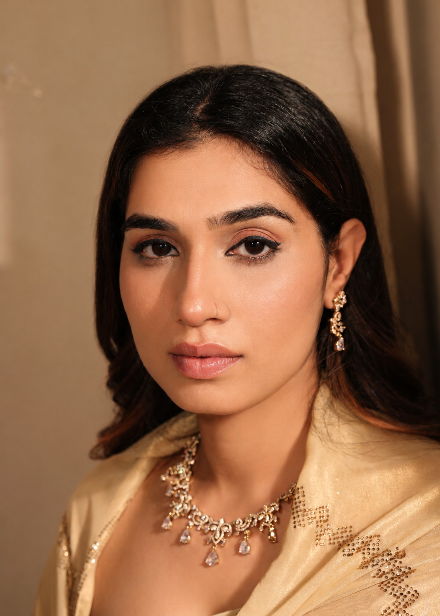 IVORY CASCADE NECKLACE SET