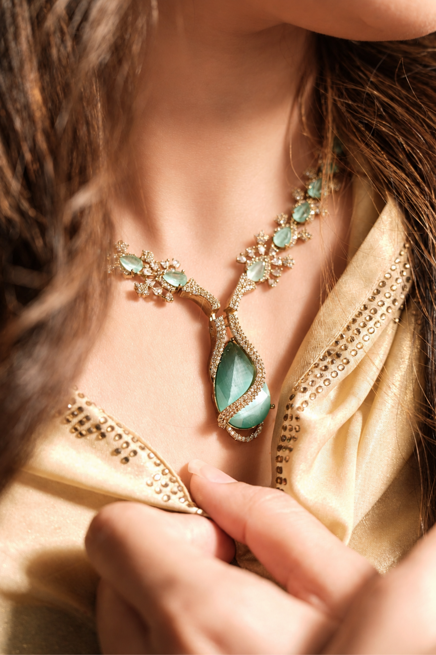 CELESTE VERDÉ NECKLACE SET