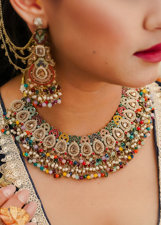 NOOR-E-RANG BRIDAL NECKLACE SET