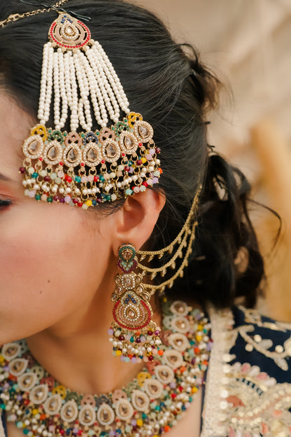 NOOR-E-RANG BRIDAL NECKLACE SET