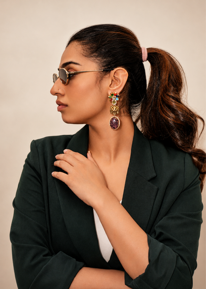 NAVRANI SIMHIKA EARRINGS