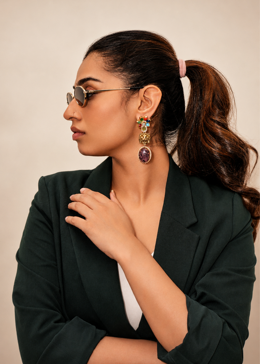 NAVRANI SIMHIKA EARRINGS