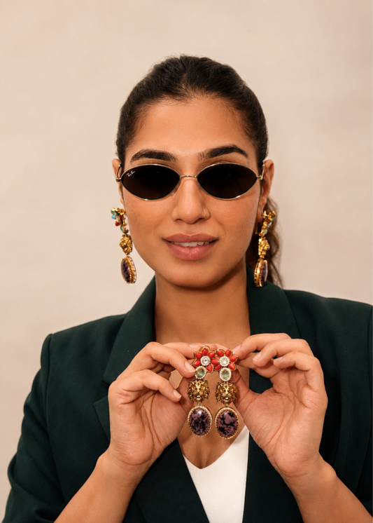 RAKTIMA SIMHIKA EARRINGS