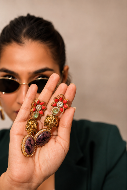 RAKTIMA SIMHIKA EARRINGS