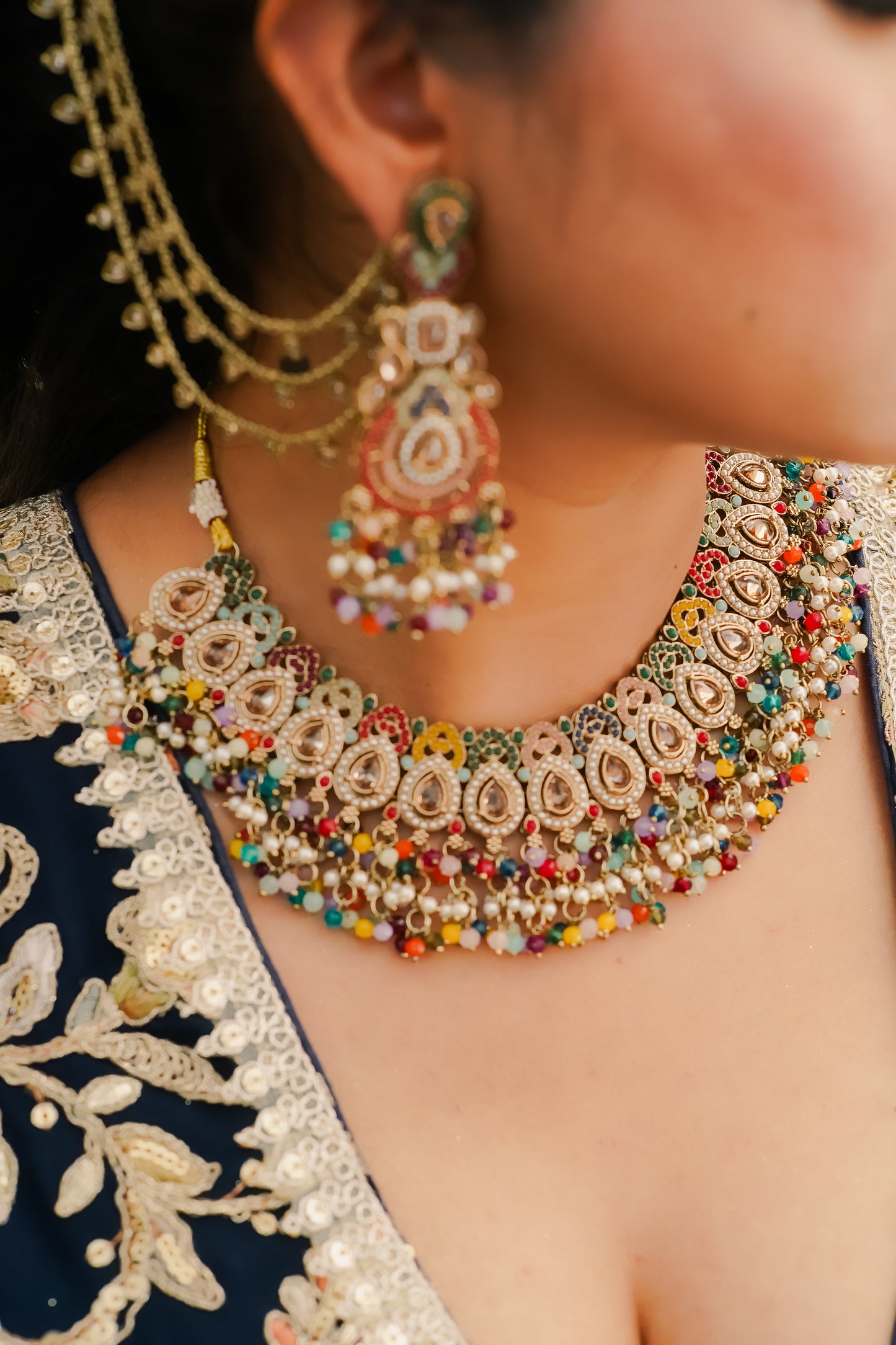 NOOR-E-RANG BRIDAL NECKLACE SET
