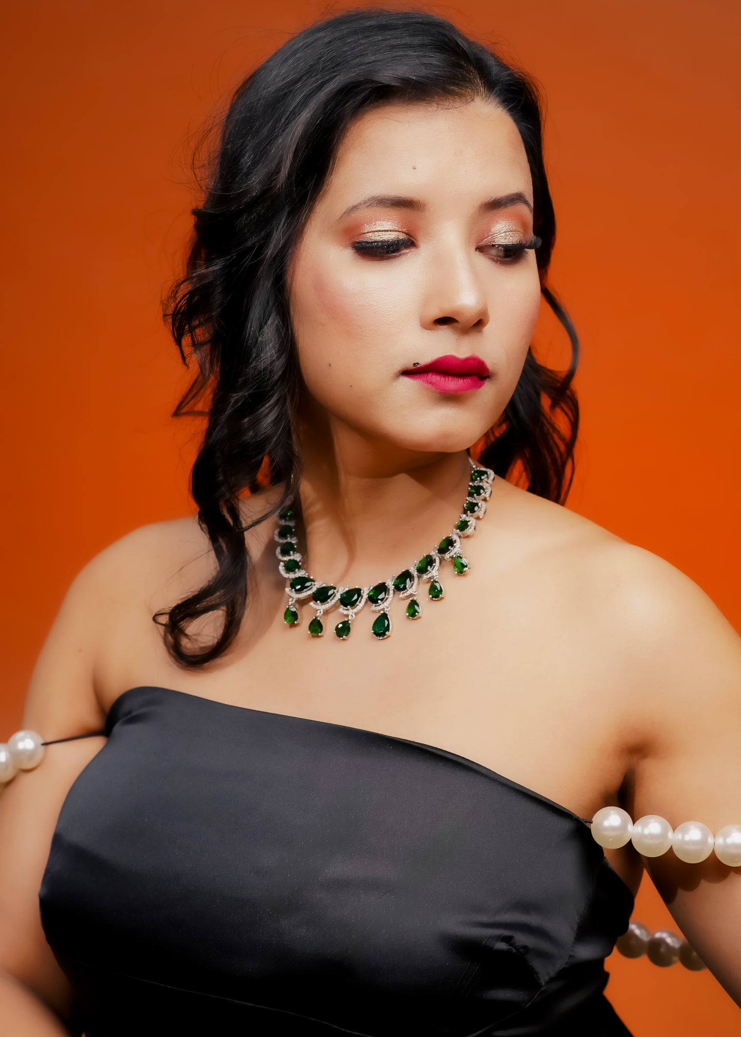 EMERALD DUSK NECKLACE SET