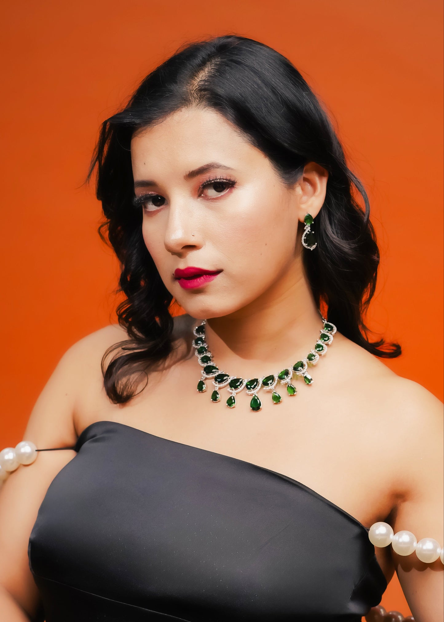 EMERALD DUSK NECKLACE SET