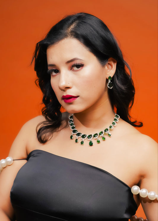 EMERALD DUSK NECKLACE SET