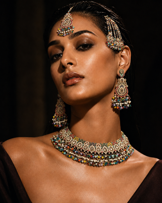 NOOR-E-RANG BRIDAL NECKLACE SET