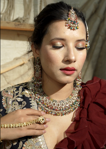 NOOR-E-RANG BRIDAL NECKLACE SET